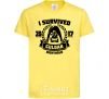 Kids T-shirt I survived Guldan cornsilk фото