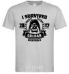 Men's T-Shirt I survived Guldan grey фото