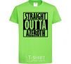 Kids T-shirt Straight outta azeroth orchid-green фото