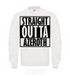 Sweatshirt Straight outta azeroth White фото