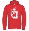 Men`s hoodie The Dark Lady bright-red фото