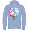 Men`s hoodie Towelliee Logo sky-blue фото