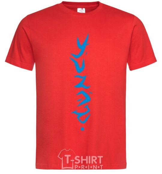 Men's T-Shirt Frostmourne Runes red фото