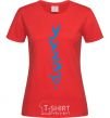 Women's T-shirt Frostmourne Runes red фото