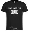 Men's T-Shirt I am not a nerd i am druid black фото