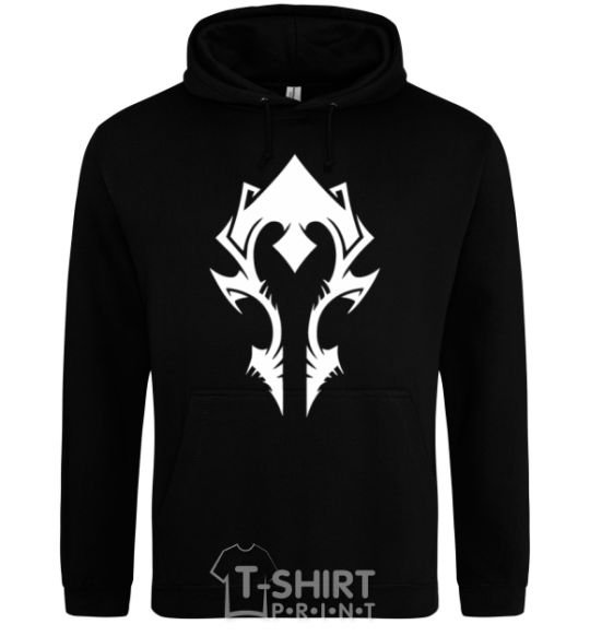 Мужская толстовка (худи) Horde crest Черный фото