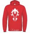 Men`s hoodie Horde crest bright-red фото