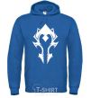 Men`s hoodie Horde crest royal фото