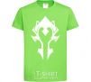 Kids T-shirt Horde crest orchid-green фото