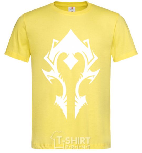 Мужская футболка Horde crest Лимонный фото