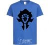 Kids T-shirt The Bifactional Warcraft Symbol royal-blue фото