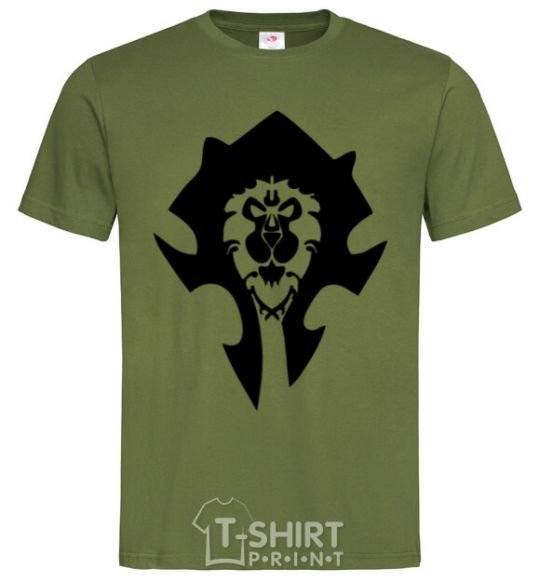 Men's T-Shirt The Bifactional Warcraft Symbol millennial-khaki фото