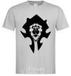 Men's T-Shirt The Bifactional Warcraft Symbol grey фото