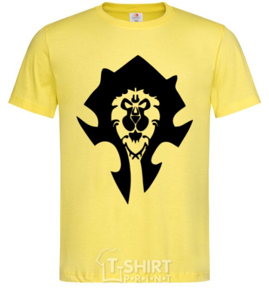 Men's T-Shirt The Bifactional Warcraft Symbol cornsilk фото