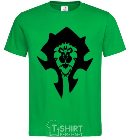 Men's T-Shirt The Bifactional Warcraft Symbol kelly-green фото