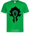 Men's T-Shirt The Bifactional Warcraft Symbol kelly-green фото