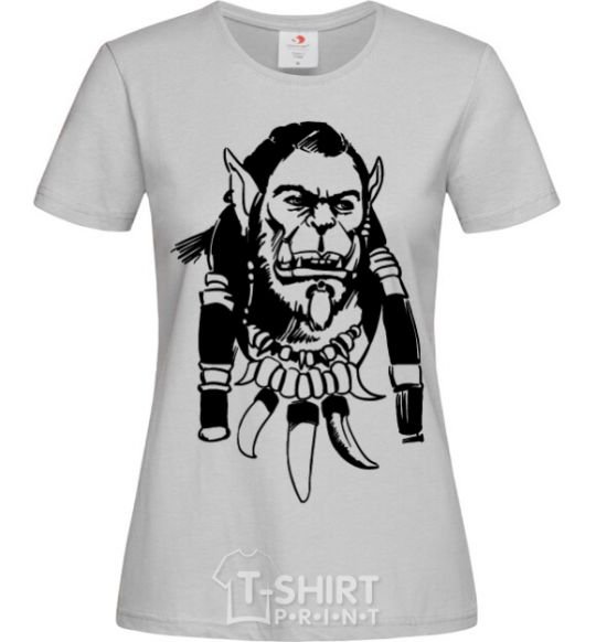 Women's T-shirt Durotan grey фото