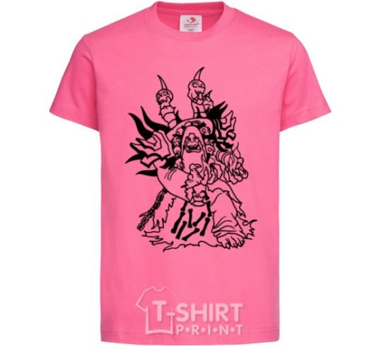 Детская футболка Guldan Ярко-розовый фото