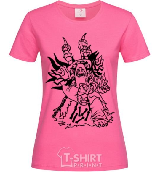 Женская футболка Guldan Ярко-розовый фото