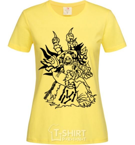 Женская футболка Guldan Лимонный фото