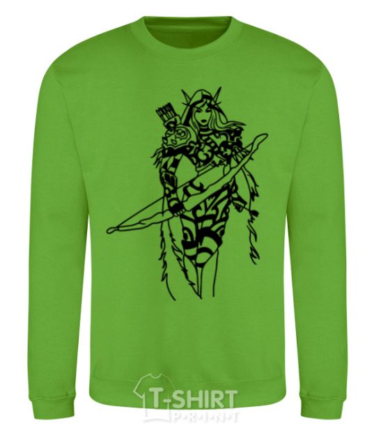 Sweatshirt Windrunner orchid-green фото