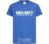 Kids T-shirt Call of Duty ghosts royal-blue фото