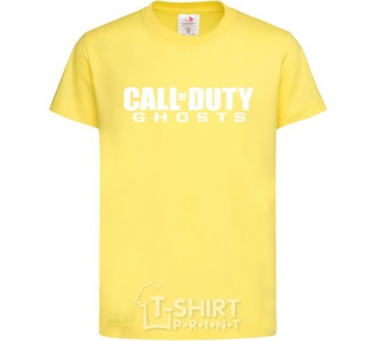 Kids T-shirt Call of Duty ghosts cornsilk фото