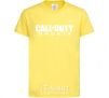 Kids T-shirt Call of Duty ghosts cornsilk фото