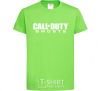 Kids T-shirt Call of Duty ghosts orchid-green фото