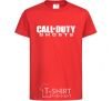 Kids T-shirt Call of Duty ghosts red фото