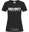 Women's T-shirt Call of Duty ghosts black фото
