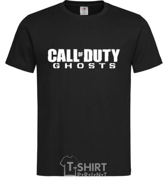 Men's T-Shirt Call of Duty ghosts black фото