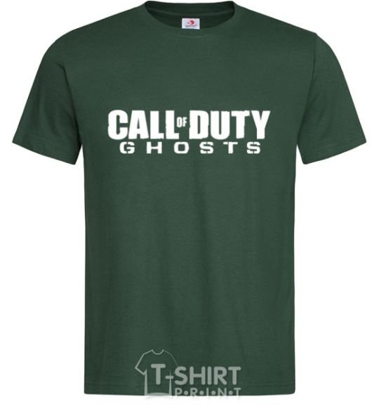 Men's T-Shirt Call of Duty ghosts bottle-green фото