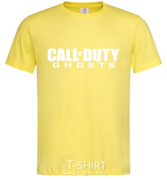 Men's T-Shirt Call of Duty ghosts cornsilk фото