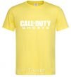 Men's T-Shirt Call of Duty ghosts cornsilk фото