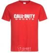 Men's T-Shirt Call of Duty ghosts red фото