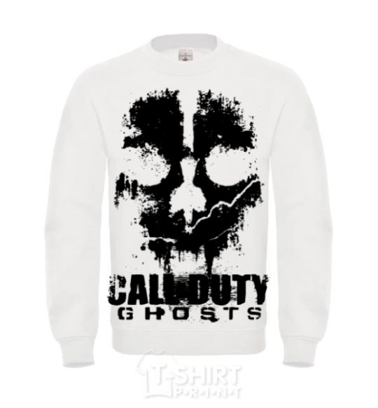 Sweatshirt Call of Duty ghosts with skull White фото