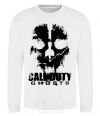 Sweatshirt Call of Duty ghosts with skull White фото