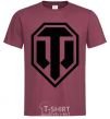 Men's T-Shirt Танки burgundy фото