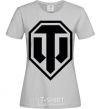 Women's T-shirt Танки grey фото