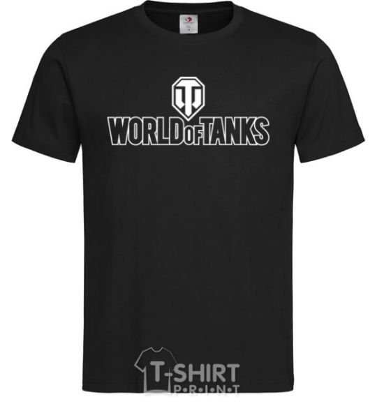 Мужская футболка World of Tanks logo Черный фото