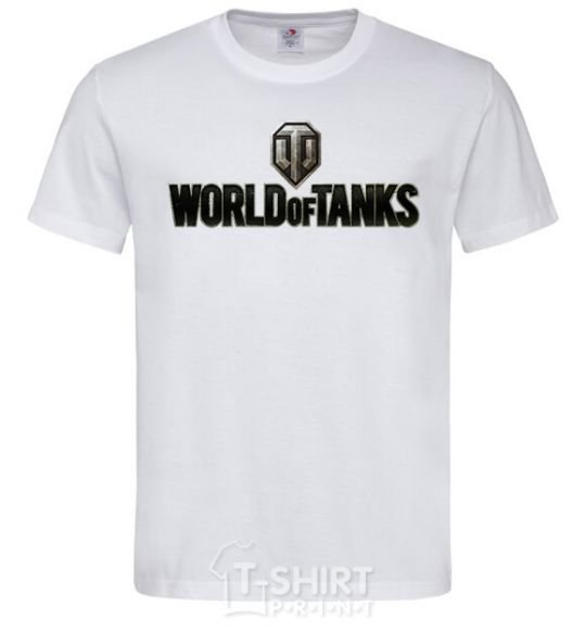 Men's T-Shirt World of Tanks лого цветное White фото