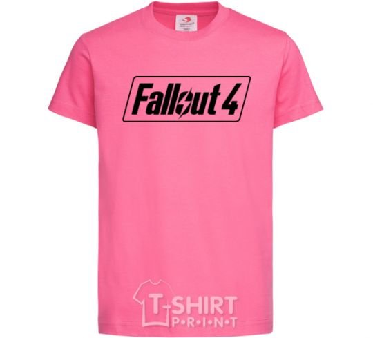 Детская футболка Fallout 4 Ярко-розовый фото