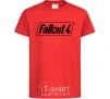 Детская футболка Fallout 4 Красный фото