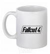 Ceramic mug Fallout 4 White фото