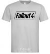 Men's T-Shirt Fallout 4 grey фото