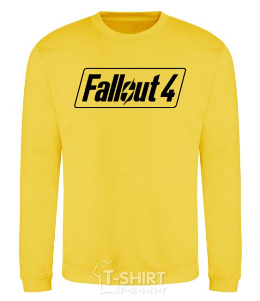 Sweatshirt Fallout 4 yellow фото