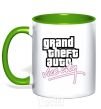 Чашка с цветной ручкой Grand theft auto Vice city Зеленый фото