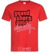 Men's T-Shirt Grand theft auto Vice city red фото