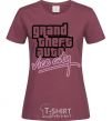 Женская футболка Grand theft auto Vice city Бордовый фото